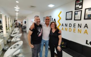 Fabio Ricci, Davide Andena e Melody Bach